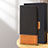 Leather Case Stands Flip Cover Holder BF18 for Samsung Galaxy S24 5G Black