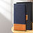 Leather Case Stands Flip Cover Holder BF18 for Samsung Galaxy S24 Plus 5G