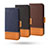 Leather Case Stands Flip Cover Holder BF18 for Samsung Galaxy S24 Plus 5G