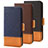 Leather Case Stands Flip Cover Holder BF18 for Samsung Galaxy S24 Ultra 5G