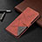 Leather Case Stands Flip Cover Holder BF2 for Xiaomi Redmi Note 10 Pro 4G Orange