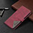 Leather Case Stands Flip Cover Holder BF2 for Xiaomi Redmi Note 10 Pro 4G Red