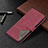 Leather Case Stands Flip Cover Holder BF2 for Xiaomi Redmi Note 10 Pro Max Red