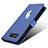 Leather Case Stands Flip Cover Holder BY1 for Asus ROG Phone 5s Blue
