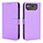 Leather Case Stands Flip Cover Holder BY1 for Asus ROG Phone 6 Pro Purple