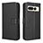 Leather Case Stands Flip Cover Holder BY1 for Google Pixel 7 Pro 5G Black