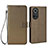 Leather Case Stands Flip Cover Holder BY1 for Huawei Honor 50 Pro 5G