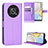 Leather Case Stands Flip Cover Holder BY1 for Huawei Honor X9 5G Purple