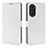 Leather Case Stands Flip Cover Holder BY1 for Huawei Nova 10 Pro White