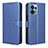 Leather Case Stands Flip Cover Holder BY1 for Motorola Moto Edge Plus (2023) 5G Blue