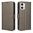 Leather Case Stands Flip Cover Holder BY1 for Motorola Moto G 5G (2023)