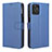 Leather Case Stands Flip Cover Holder BY1 for Motorola Moto G Power 5G (2023) Blue