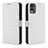 Leather Case Stands Flip Cover Holder BY1 for Nokia C210 White