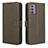 Leather Case Stands Flip Cover Holder BY1 for Nokia C300