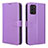 Leather Case Stands Flip Cover Holder BY1 for Nokia G100 Purple