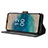 Leather Case Stands Flip Cover Holder BY1 for Nokia G22