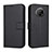 Leather Case Stands Flip Cover Holder BY1 for Nokia G300 5G Black