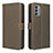 Leather Case Stands Flip Cover Holder BY1 for Nokia G400 5G