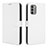 Leather Case Stands Flip Cover Holder BY1 for Nokia G400 5G White