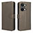 Leather Case Stands Flip Cover Holder BY1 for OnePlus Ace 2V 5G