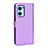 Leather Case Stands Flip Cover Holder BY1 for OnePlus Nord CE 2 5G Purple