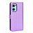 Leather Case Stands Flip Cover Holder BY1 for Oppo Find X5 Lite 5G Purple