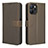 Leather Case Stands Flip Cover Holder BY1 for Realme 10 5G