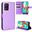 Leather Case Stands Flip Cover Holder BY1 for Realme 8 5G Purple