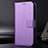 Leather Case Stands Flip Cover Holder BY1 for Realme 8i Purple