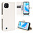 Leather Case Stands Flip Cover Holder BY1 for Realme C20 White