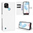 Leather Case Stands Flip Cover Holder BY1 for Realme C21 White