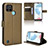 Leather Case Stands Flip Cover Holder BY1 for Realme C25Y