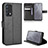 Leather Case Stands Flip Cover Holder BY1 for Realme GT Master 5G Black