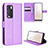 Leather Case Stands Flip Cover Holder BY1 for Realme GT Master Explorer 5G Purple