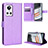 Leather Case Stands Flip Cover Holder BY1 for Realme GT Neo3 5G Purple