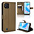 Leather Case Stands Flip Cover Holder BY1 for Realme Narzo 50i