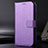 Leather Case Stands Flip Cover Holder BY1 for Samsung Galaxy A13 5G Purple