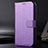 Leather Case Stands Flip Cover Holder BY1 for Samsung Galaxy A22 5G Purple