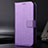 Leather Case Stands Flip Cover Holder BY1 for Samsung Galaxy A22s 5G Purple