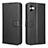 Leather Case Stands Flip Cover Holder BY1 for Samsung Galaxy M04 Black