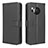 Leather Case Stands Flip Cover Holder BY1 for Sharp Aquos R8 Black