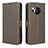 Leather Case Stands Flip Cover Holder BY1 for Sharp Aquos R8s