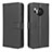 Leather Case Stands Flip Cover Holder BY1 for Sharp Aquos R8s Black
