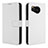 Leather Case Stands Flip Cover Holder BY1 for Sharp Aquos Sense7 Plus White