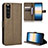 Leather Case Stands Flip Cover Holder BY1 for Sony Xperia 1 III