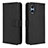 Leather Case Stands Flip Cover Holder BY1 for Sony Xperia 5 V Black