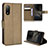 Leather Case Stands Flip Cover Holder BY1 for Sony Xperia Ace II SO-41B