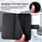 Leather Case Stands Flip Cover Holder BY1 for Sony Xperia Ace III