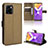 Leather Case Stands Flip Cover Holder BY1 for Vivo Y01