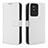 Leather Case Stands Flip Cover Holder BY1 for Vivo Y02t White